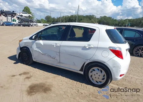2012 Toyota Yaris Le z USA, uszkodzony, nr VIN JTDKTUD30CD522653